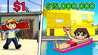 $1 HOUSE VS $15,000,000 HOUSE In GTA 5!