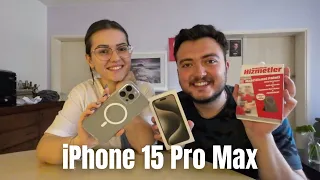 iPhone 15 Pro Max Kutu Açılımı | gürgençler ve mediamarkt buyback fiyatları, yeni aksesuarlar