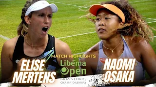 Match Highlights: Naomi Osaka vs Elise Mertens | First Round | S-Hertogenbosch, NL