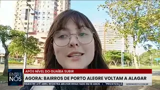 Porto Alegre: redes de esgoto ficam sobrecarregadas e bairros voltam a alagar