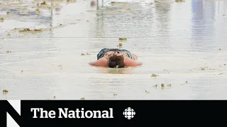 Torrential rain turns Burning Man festival into muddy mess