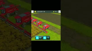 #grow 8 Harvester in Big Field ll Harvesting ll FS 16 ll Farming Simulator 16 ll #shorts