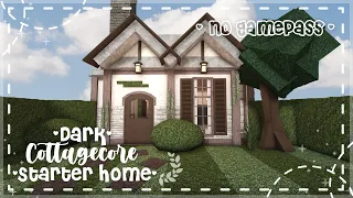 No Gamepass Dark Cottagecore Starter House Speedbuild and Tour - iTapixca Builds