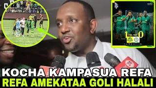 RAIS WA YANGA AMVAA REFA HADHARANI/ AMEKATAA GOLI HALALI KABISA/ KOCHA KAMPASUA REFA/ UBINGWA TUPEWE