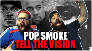 WHO IS THE CLOWN?? Pop Smoke - Tell The Vision  ft. Kanye West, Pusha T *REACTION!!