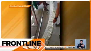 Balat ng mahabang sawa, nakuha ng mga residente sa Calasiao, Pangasinan | Frontline Pilipinas