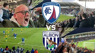 CHESTERFIELD VS WBA (VLOG) *LATE DRAMA, AS ALBION AVOID DEFEAT AT CHESTERFIELD!*