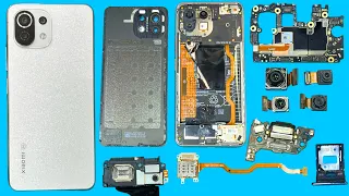 xiaomi 11 lite 5g ne disassembly / xiaomi mi 11 lite 5g teardown / back panel open