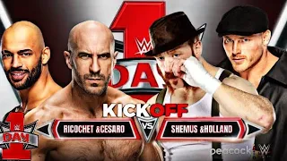 WWE Day 1 Kickoff | Cesaro & Ricochet vs. Sheamus & Ridge Holland | full match