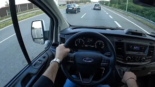 Top Speed: 215 km/h | 2022 Ford Transit Custom - POV Test Drive