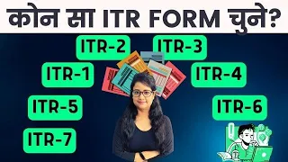 Income Tax Return filing AY 2023-24 | How to choose ITR forms | Which ITR form for Income Tax return