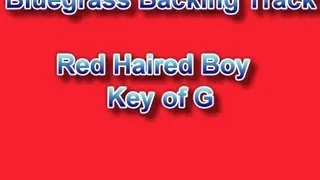 Bluegrass Backing Track - Red Haired Boy ( rhythm guitar track)