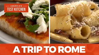 Take a Trip to Rome with Pizza al Taglio and Pasta alla Gricia