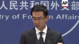 Chinese Foreign Minstry briefing