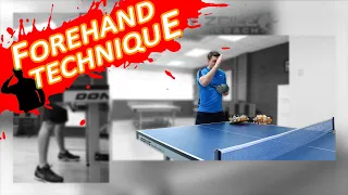 How To Play & Learn FOREHAND DRIVE Technique in TABLE TENNIS / PING PONG |Beginner Training Tutorial
