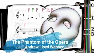 The Phantom of the Opera | Violin SHEET MUSIC [With Fingerings] | 歌劇魅影 | 小提琴樂譜 [指法] [Level 4]