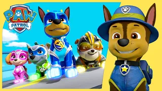 Over 1 Hour of Chase Mighty Rescues and more episodes! | PAW Patrol | Cartoons for Kids Compilation