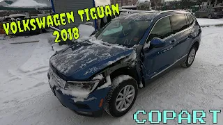 #60 Volkswagen Tiguan 2018 Ремонт передней стойки