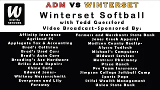 Varsity Softball-ADM vs Winterset