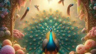 Charming Peacocks - AI generated wallpapers