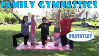 Family Gymnastics Challenge | Bratayley