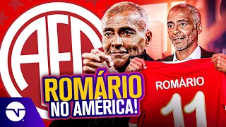 ROMÁRIO FAZ SEU PRIMEIRO TREINO COMO NOVO JOGADOR DO AMÉRICA-RJ | AO VIVO