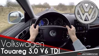 Volkswagen Touareg 3.0 V6 TDI (2008) POV Test Drive + Acceleration 0 - 200 km/h
