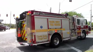 Orange County Fire Rescue Engine 56 and Osceola County Fire Rescue Engine 172 Spare Responding