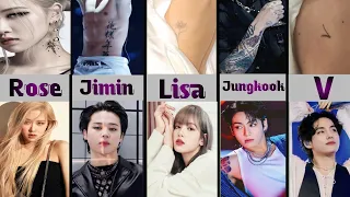 Top Popular Kpop Idols Who Have Tattoos | Top K-Pop Idols Rocking Tattoos"