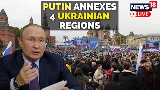Putin Live News | Moscow's Red Square Celebrates As Putin Annexes Ukrainian Region | News18 Live