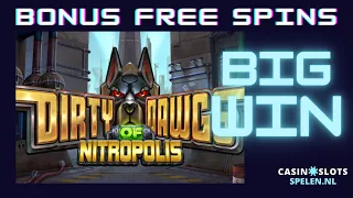 Dirty Dawgs of Nitropolis | bonus free spins (BIG WIN!)