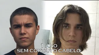 1 ANO DEIXANDO O CABELO CRESCER (EVOLUÇÃO 2019/2020)