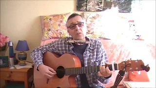 Elle Ecoute Pousser les Fleurs (De Francis Cabrel) ma version voix, guitare, harmonica.