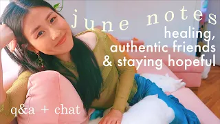 Riding Life’s Highs & Lows • Q&A, aunthood, first pop-up | JUNE NOTES