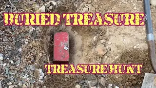 Can you Find It! Treasure box Buried in the Arizona Desert! Watch Clues in Video! Silver and Gold +