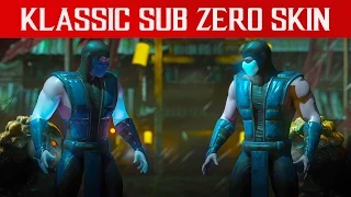 Mortal Kombat X Klassic Sub Zero Gameplay Costume Skin [1080p HD PS4]