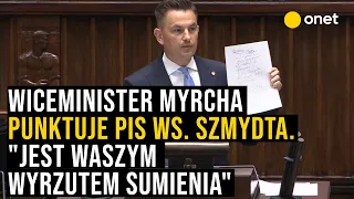 Minister punktuje PiS za sprawę Tomasza Szmydta "Jest waszym wyrzutem sumienia"