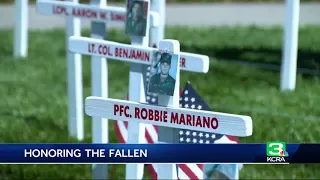 Modesto family honors fallen soldiers with Memorial Day display