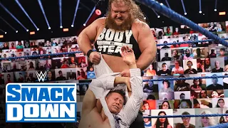 Otis barrels through The Miz & John Morrison on “The Dirt Sheet”: SmackDown, Sept. 18, 2020