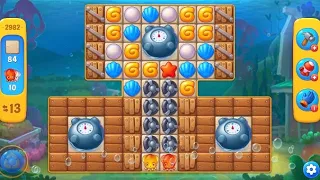 Mobile game: Fishdom - Level 2980 super hard, 2981,...2985