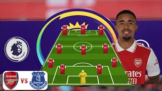 ARSENAL VS EVERTON - Arsenal Predicted Lineup Vs Everton| Best Potential Starting Lineup