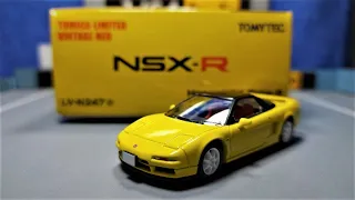 TOMYTEC LV-N247a 1/64 Honda NSX Type R (Yellow) 95 model