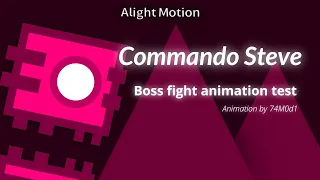 commando Steve |boss fight | test (jsab fanmade animation) by 74M0d1