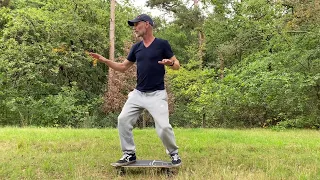 Surfskate/skatesurf instruction for beginners on a Carver skateboard