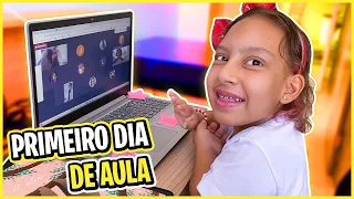 Primeiro DIA DE AULA da Maria Clara 2021 - Clau Santana