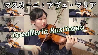 マスカーニ「アヴェ・マリア」歌劇カヴァレリア・ルスティカーナ間奏曲より Cavalleria Rusticana "Ave Maria" Mascagni＊ひとり合奏シリーズ