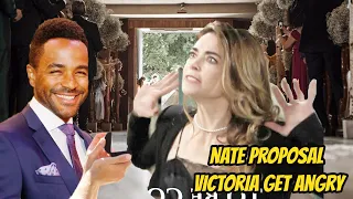 The Young And the Restless Nate proposed with a diamond ring - Victoria refused and threw it away