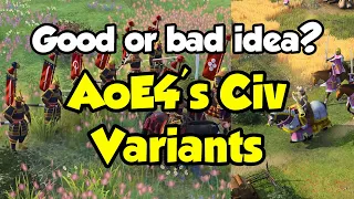 Age of Empire 4 "Civ Variant" Experiment + DLC info