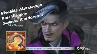 Hisahide Matsunaga Rare Weapon - Samurai Warriors 4 II