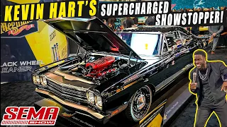 KEVIN HART'S 940hp Supercharged 1969 Plymouth Roadrunner @ SEMA 2022 -The Kevin Hart Collection